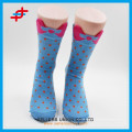 Calcetines del tubo de la historieta de los niños de la caliente-venta / calcetines del pie del diseño de los puntos calcetines del tubo del bowknot